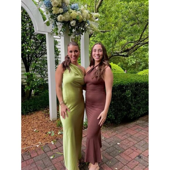 Tanya Taylor Green Stassi Dress Size 4  **FLAW** Read & See Photos - Picture 12 of 12